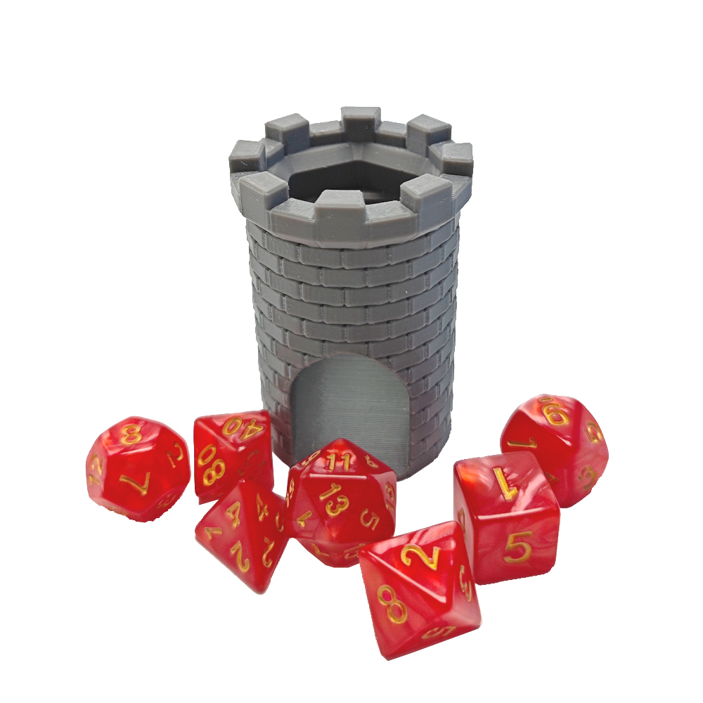 DND Mini Medieval Dice Tower T - Board Game Catan ulasan dan harga