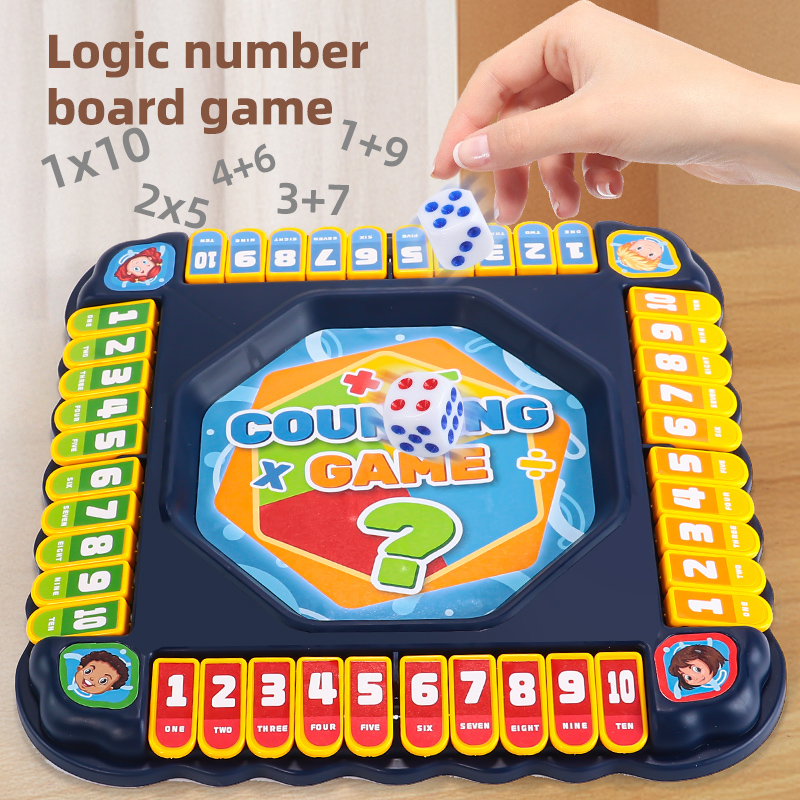 Blue Number Flip Tabletop Game - Board Game Live ulasan dan harga