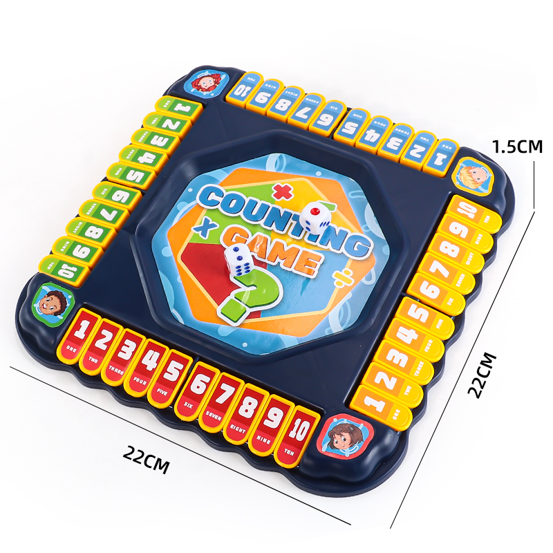 Blue Number Flip Tabletop Game - Board Game Live ulasan dan harga