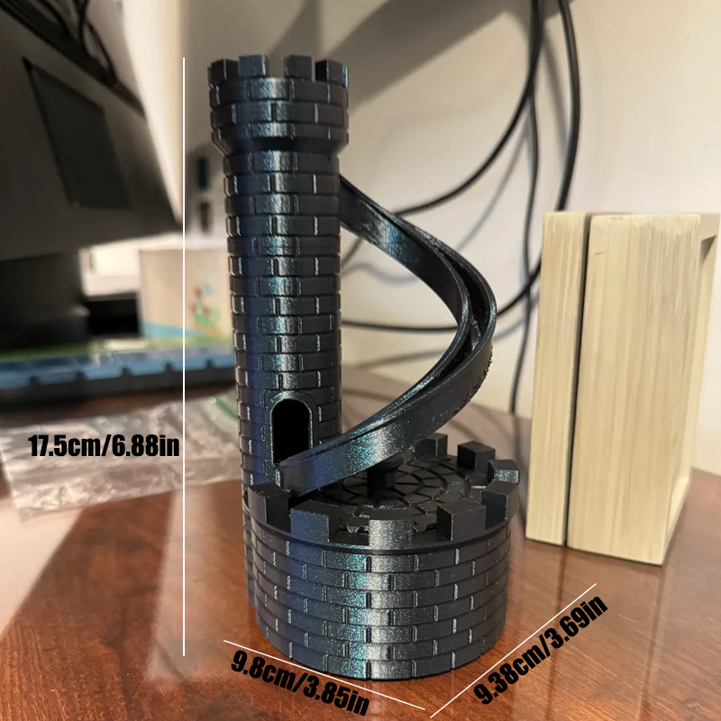 Castle Piggy Bank Dice Tower D - Board Game Catan ulasan dan harga