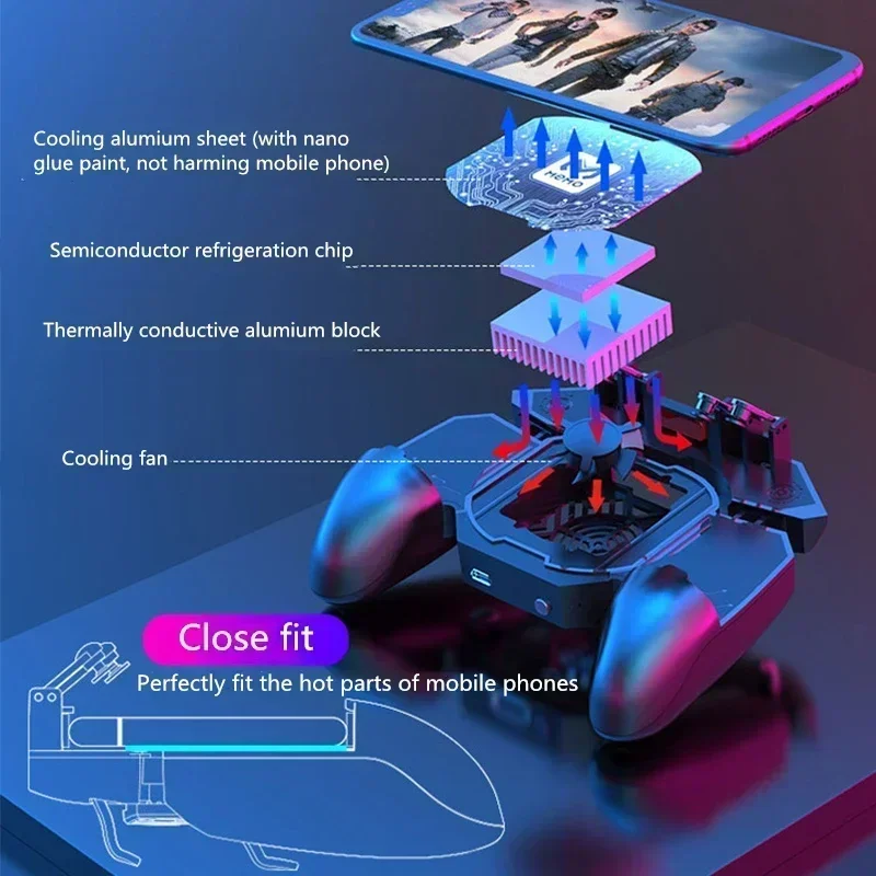 MEMO DL88 Mobile Phone Cooler  - Board Game Android ulasan dan harga