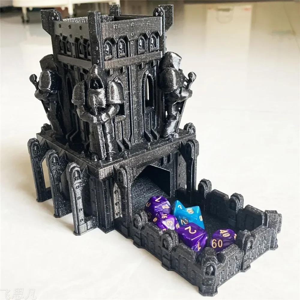 3D Printed Castle Dice Tower T - Board Game Catan ulasan dan harga