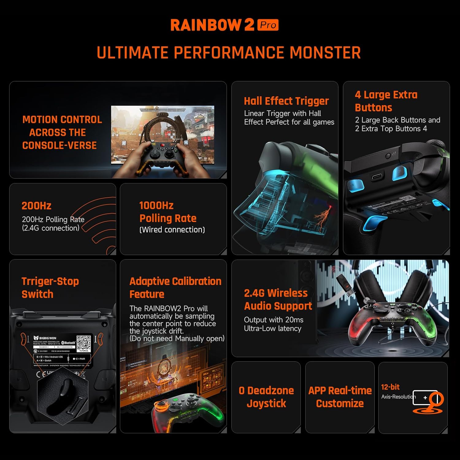 BIGBIG WON Rainbow 2 Pro Wirel - Board Game Android ulasan dan harga